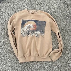 Pacsun Wave Crewneck